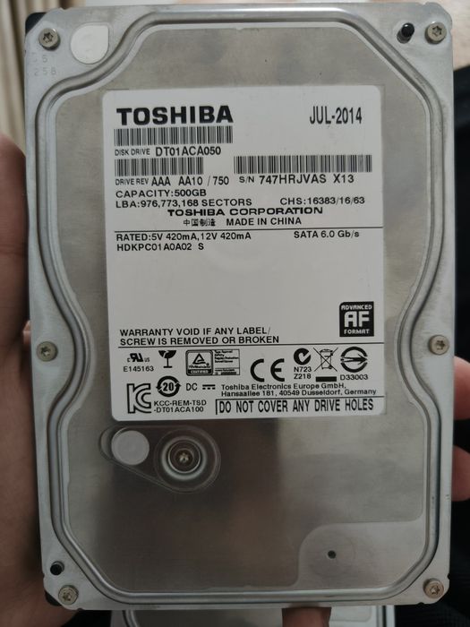 Диск Toshiba HDD
