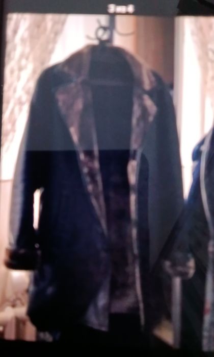 Кожаная куртка.56размер.