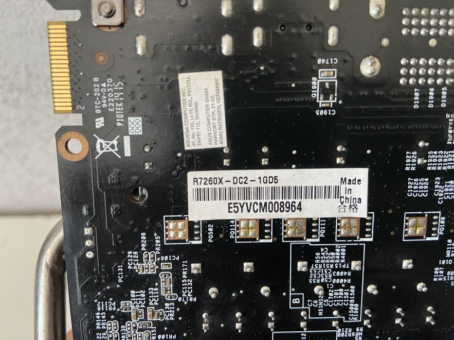 Видеокарта ASUS R7 260X 1GB DDR5