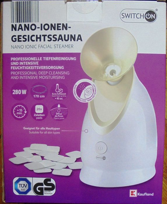 Vand sauna pentru fata cu nano ioni ,aparat nou