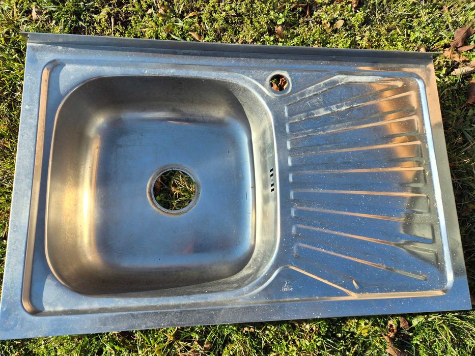 Мивка неръждавейка за шкаф 80х50см