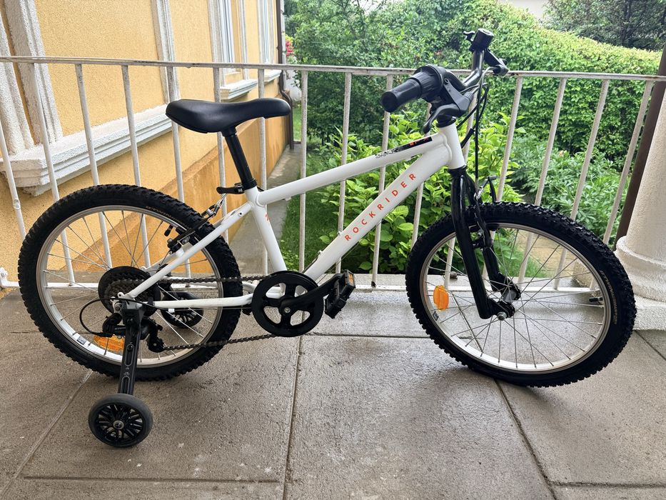Bicicletă MTB Explore 120 20" alb copii 120-135 cm