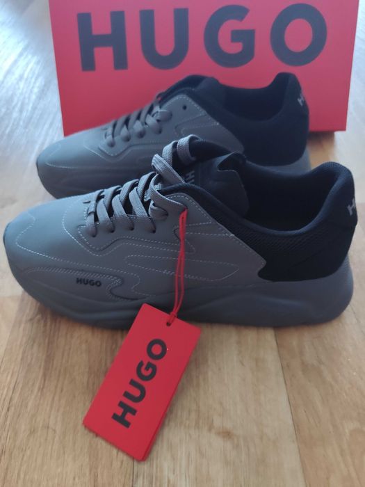 HUGO Leon_runn_nyme DARK Grey
