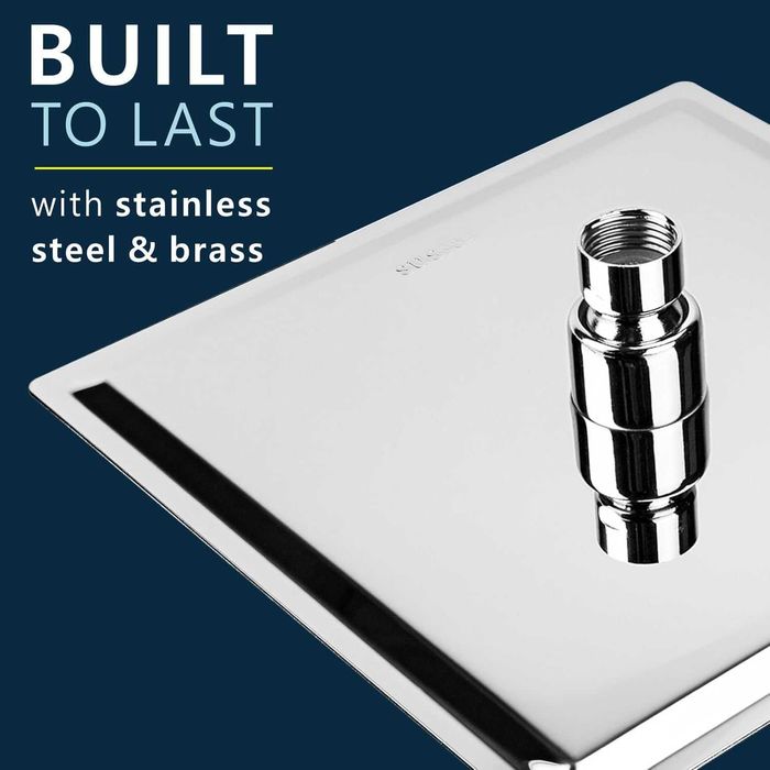 НОВА! Душ глава тип дъжд с ръчна душ слушалка, с удължително рамо, 15с