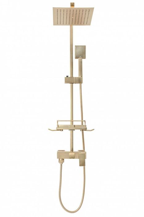 Set dus REA JACK BRUSHED GOLD - Coloana de dus REA JACK - NOU