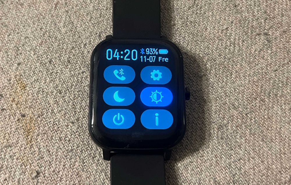 Smartwatch Triangle TRI Arenal puls SpO2 Bluetooth negru