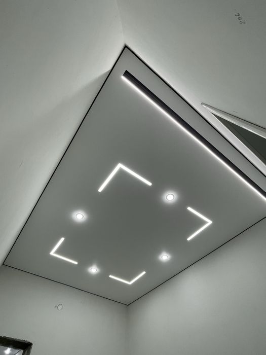 Натяжные потолки под ключ