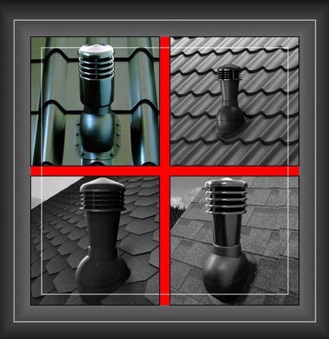 Вентиляционный выход аэратор на кровлю