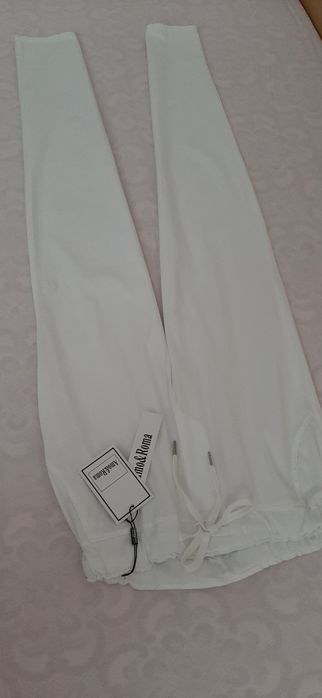 Бял дамски панталон