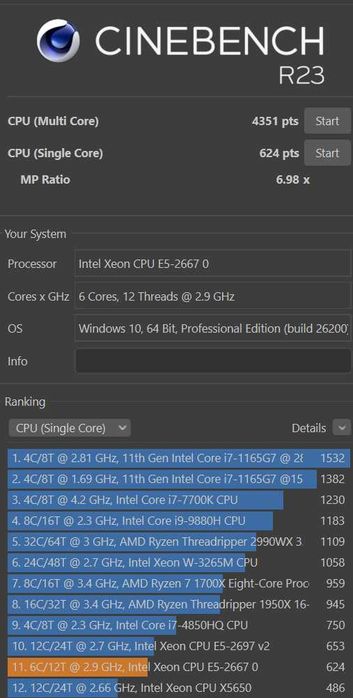 DELL Precision T7600 с Xeon E5-2667/ 16GB DDR3 ECC/ RX 580 4GB/ 1300W
