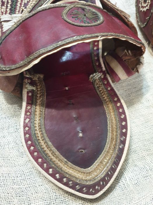 Арабски сандали.От естествена кожа и гьон