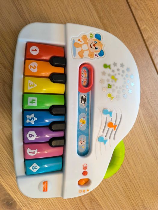 Jucărie muzicală Pianul Interactiv in lb romana, +6 luni, Fisher Price