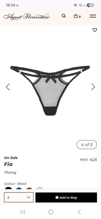 Чисто нови оригинални Agent Provocateur прашки