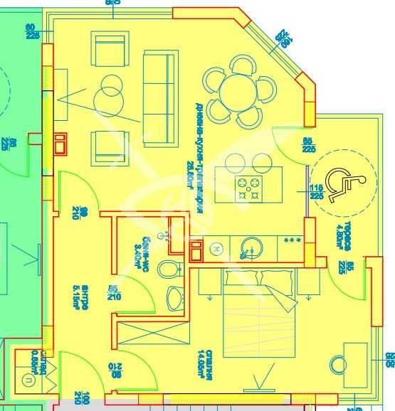 Двустаен - Мадика