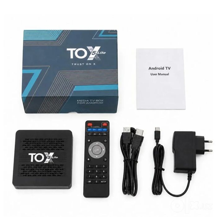 TOX5 LITE 2/32  Премиум Приставка Мощнее и Быстрее чем Xiaomi Gen 3