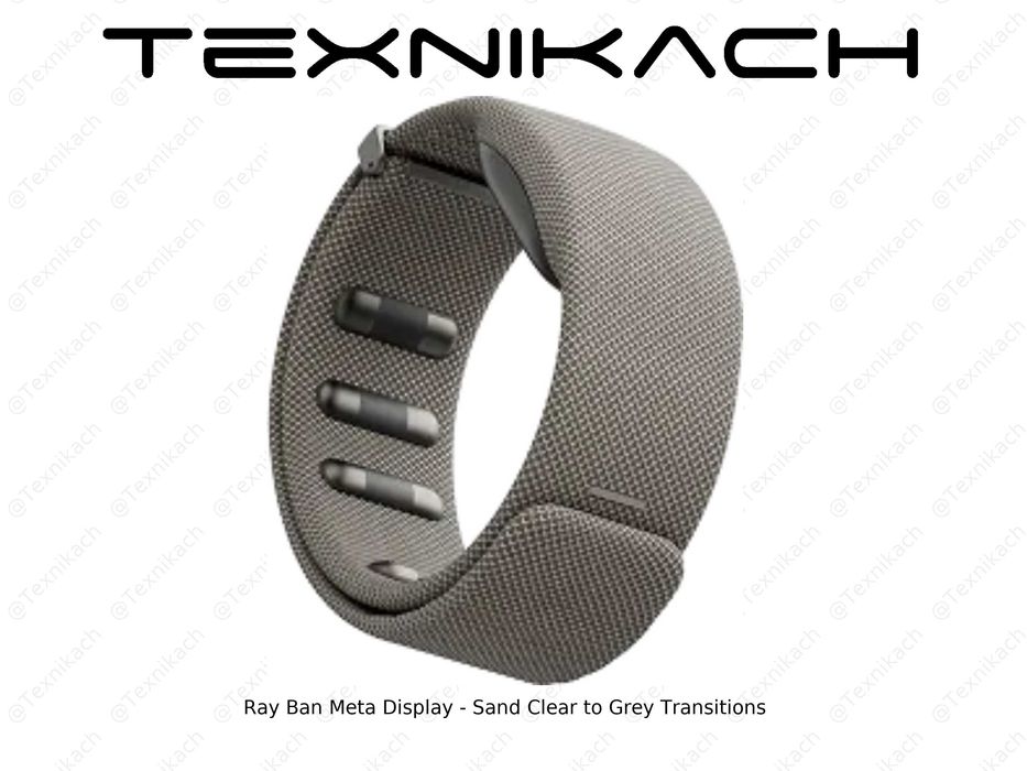 Новый! Ray Ban Meta Display - Sand Clear to Grey Transitions Доставка