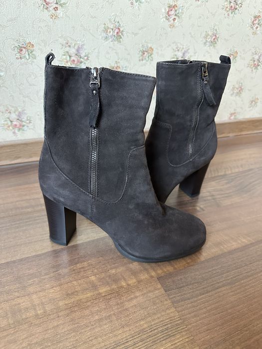 Полусапожки замша бу