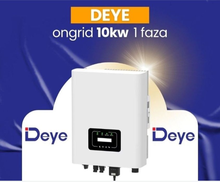 Инвертор сетевой Deye 10kW  1-фаза