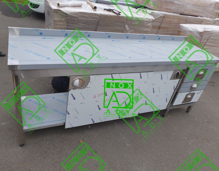 Dulap si masa din inox
