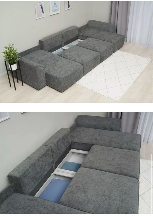 Продаю шикарный диван со столиком трансформером.