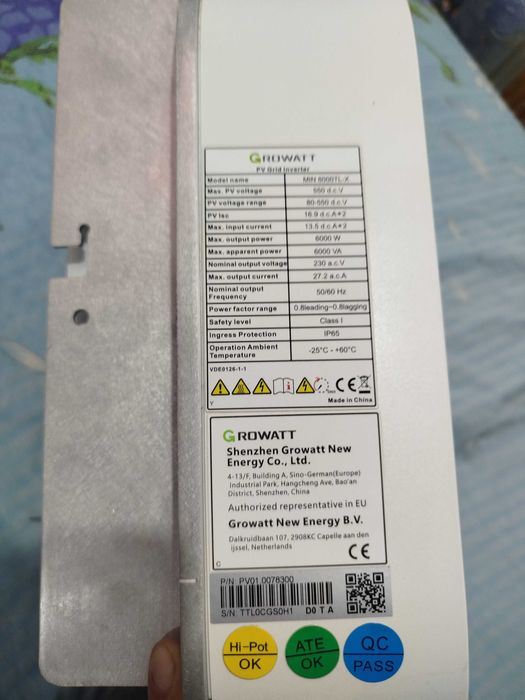 Invertor Growatt 6 kw monofazat