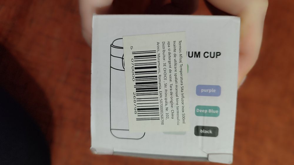 Termos nou cu afișare temperatura