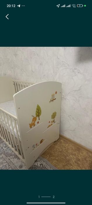 Детская кровать 120*60 см