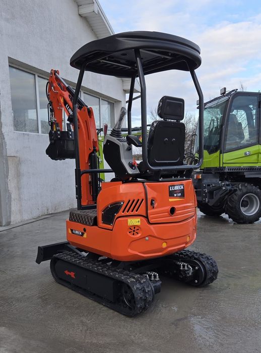 Miniexcavator 1.6tone LUBECK W 169 L ~Utilaj NOU~Plata in rate/Leasing- 2 ani Garanție