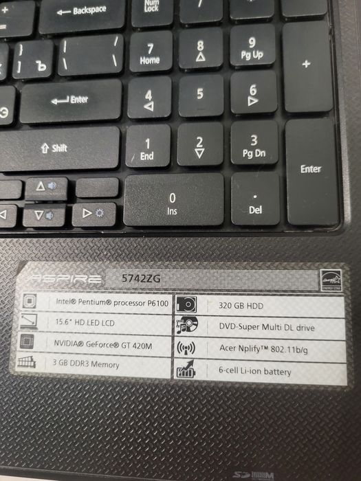 Продам ноутбук acer