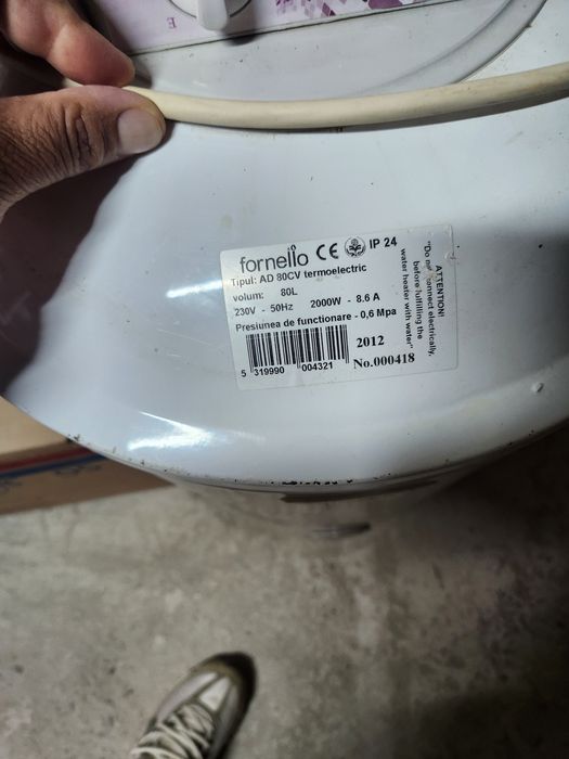 Boiler electric  se poate folosi și pentru  centrală