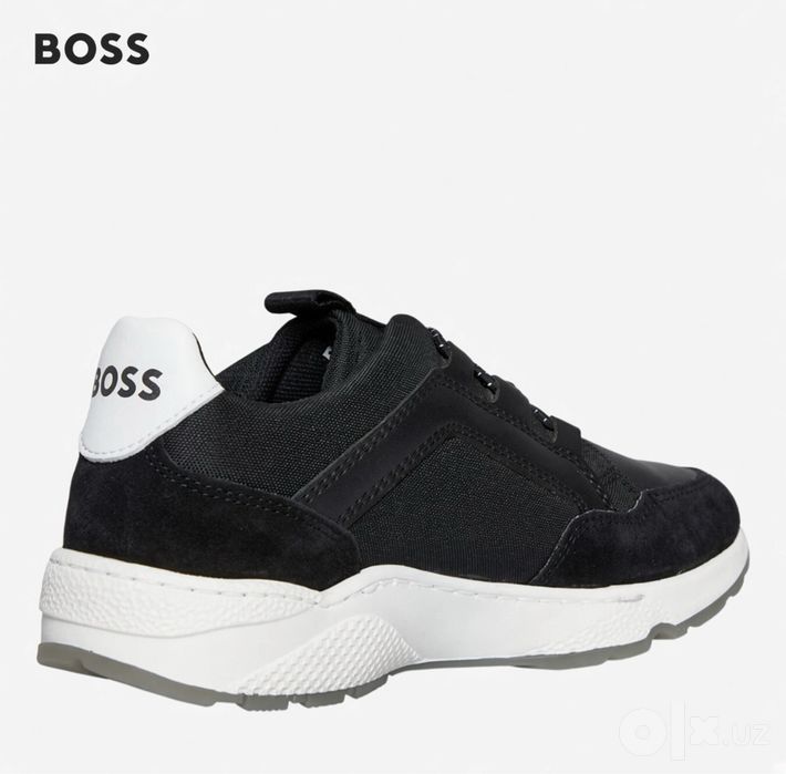 BOSS кроссовки черные оригинал + коробка новые срочно!!!