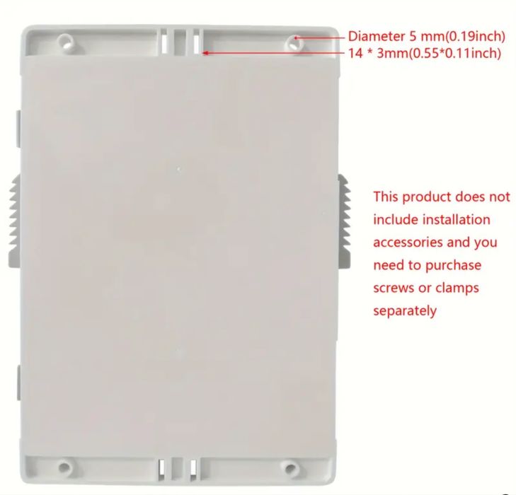 Cutie IP65 cu 2 grile de ventilare 28cm * 19cm * 8.5cm