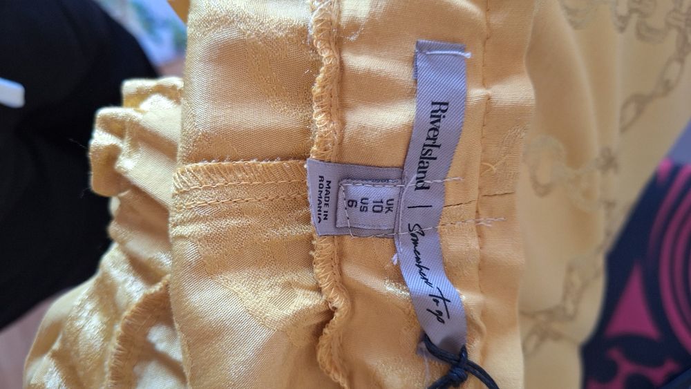 Pantaloni largi, de matase