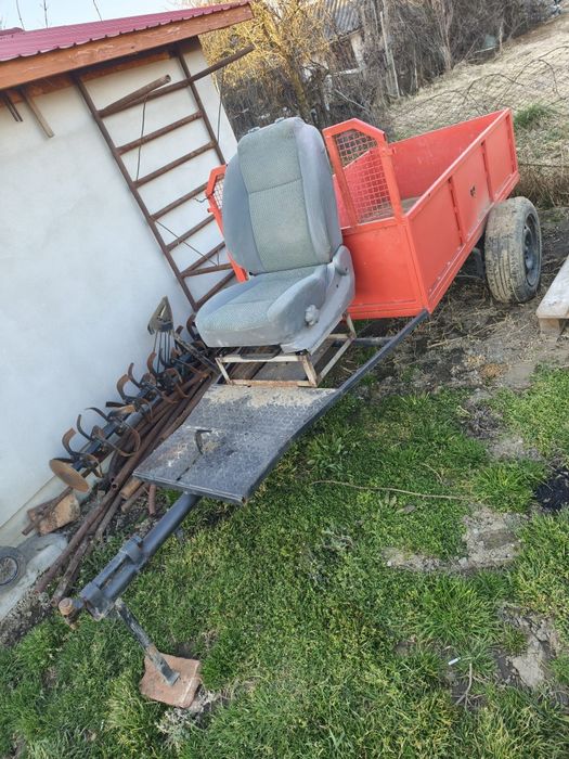 Motocultor Rotak cu remorca