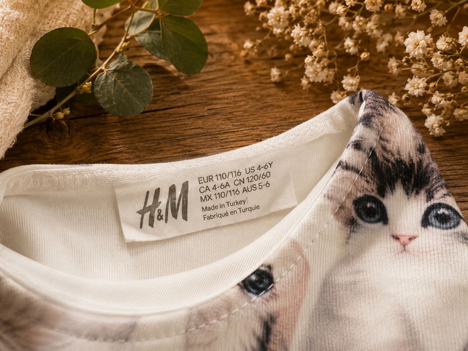 Платье H&M на 4-6 лет