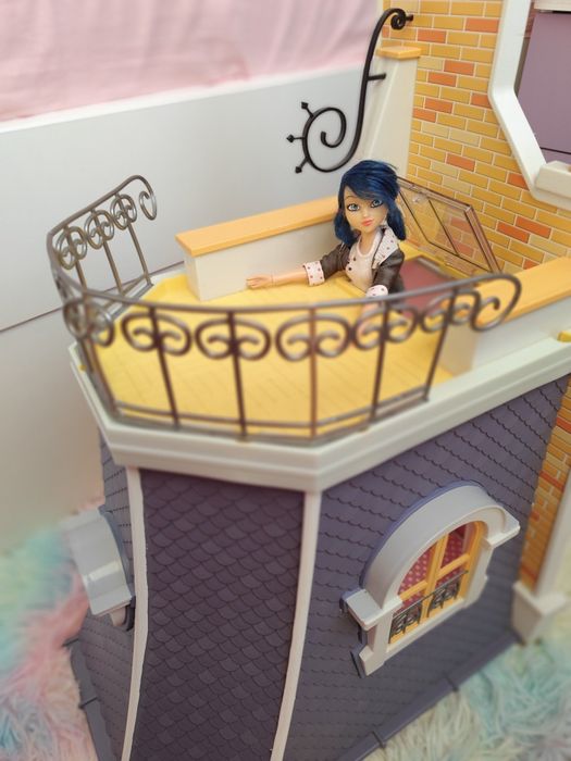 Детска играчка Playmates Miraculous - Къщата на Маринет 2 в 1, с аксес