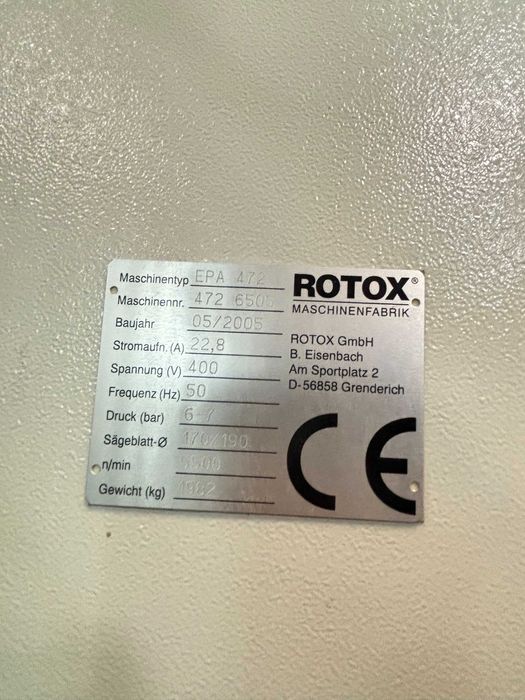 Linie de sudura -debavurare la 4 capete Hollinger MSP / Rotox EPA 472