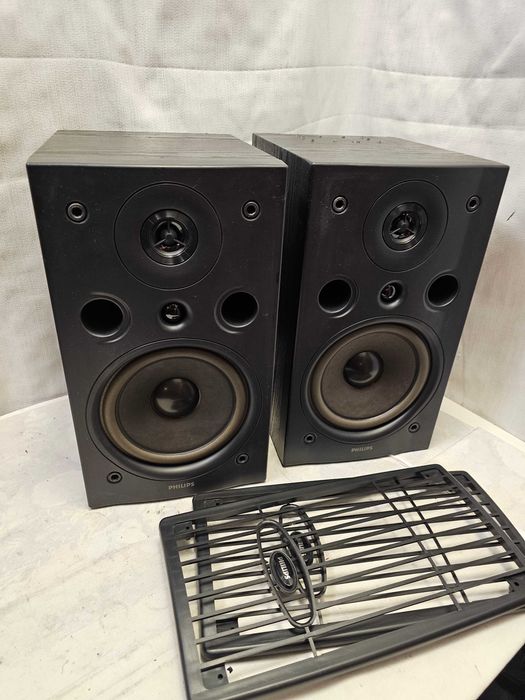 Boxe Philips FB 76/20 Speaker System HiFi Vintage 6 Ohm Incinte Audio