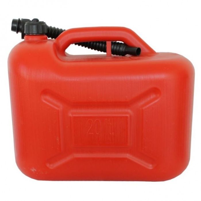 Пластмасова туба за гориво с накрайник  - 20L