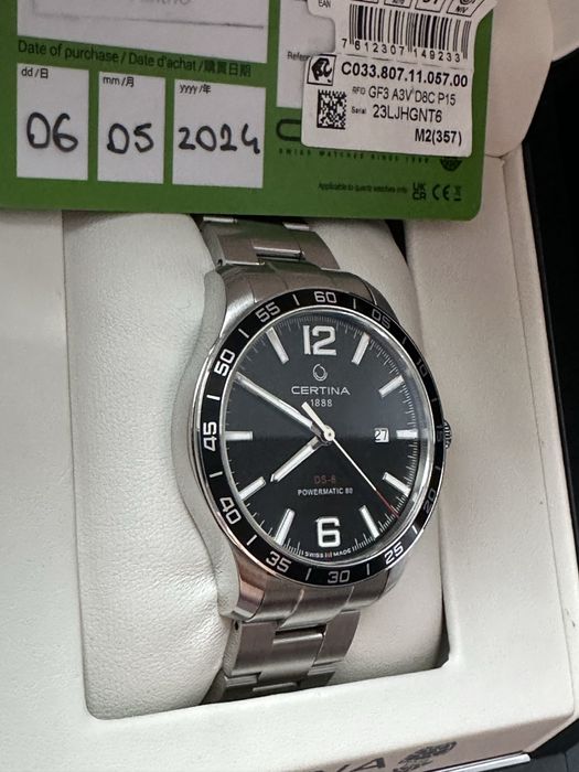 Vand ceas Certina DS 8 Powermatic 80, 41mm, in garantie!