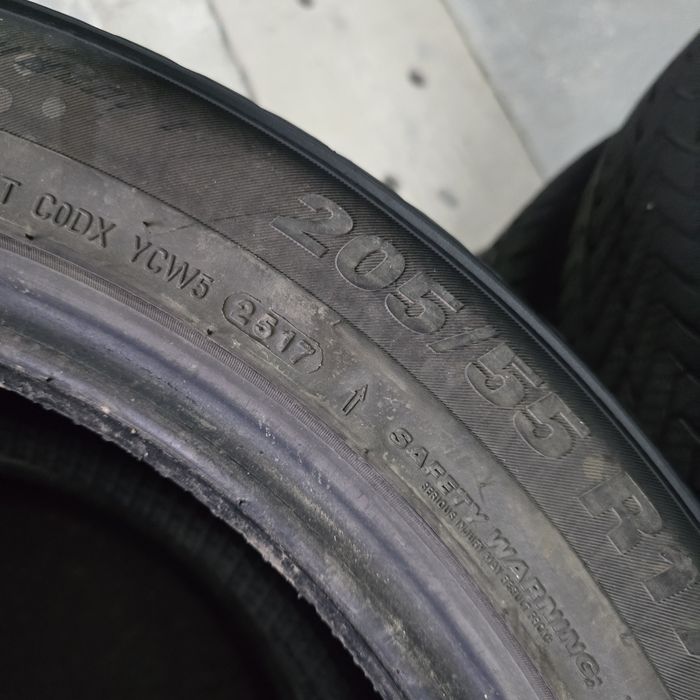 2x 205/55/17 M+S KUMHO Stare excelentă