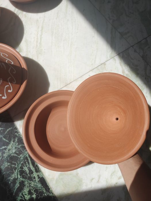 Vas tajine marocan 26 cm alb nou