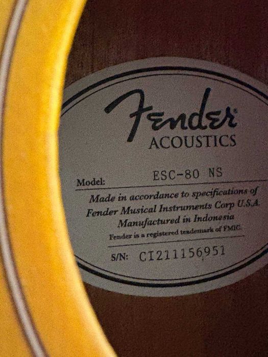 Китара Fender ESC-80 NS