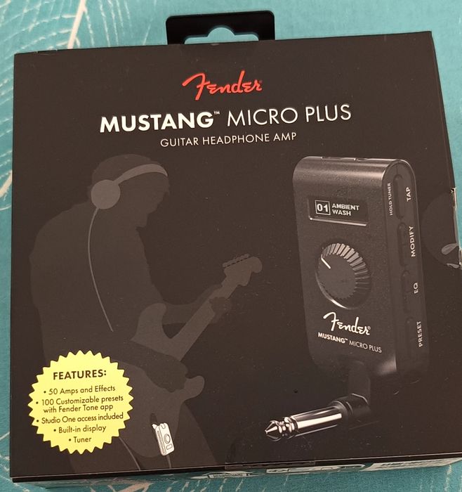 Fender Mustang Micro Plus Amplificator de chitara pentru casti