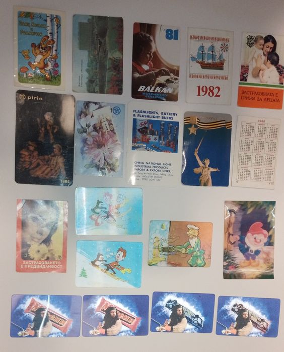 Jameson, фонокарти, календарче, Киндер, Колите