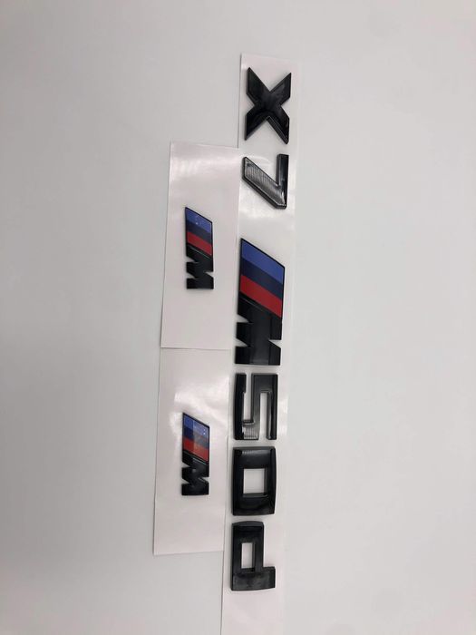 Set Embleme BMW X7M50d negru