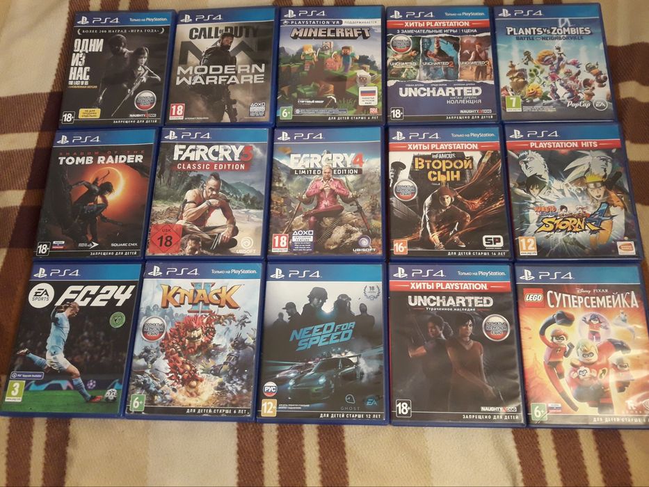 PS4, PS3, PS5 игры диски лицензионные