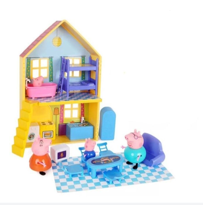 Пепа пиг къща с фигурки и обзавеждане