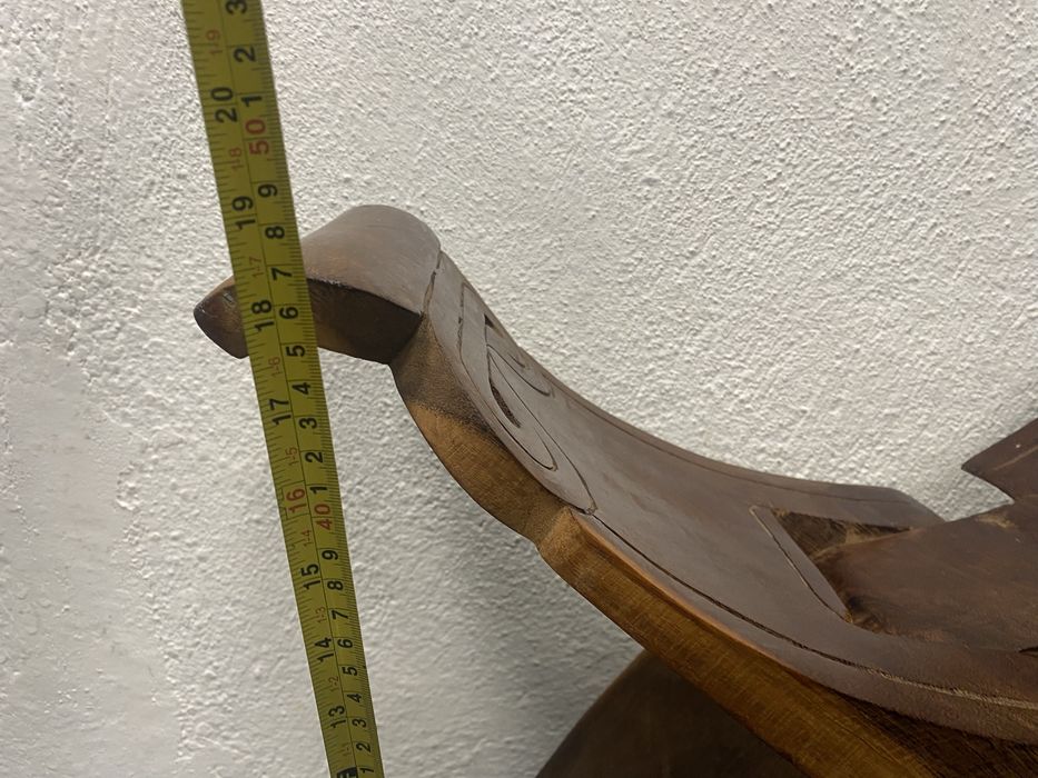 Дървена сгъваема поставка от орех Азия 1900 1940