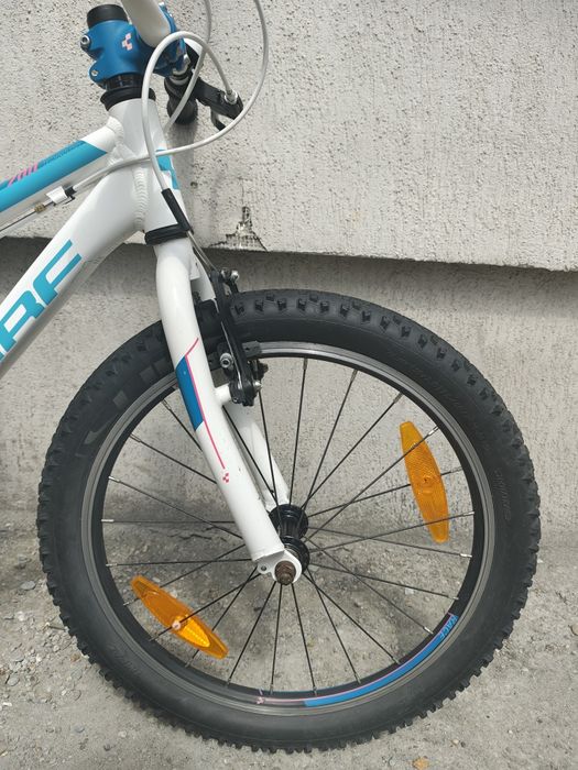 Bicicleta copii CUBE RACE 200, aluminiu, 20 zoll, 7 viteze SHIMANO, alb